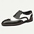 Χαμηλού Κόστους Κλασικά Παπούτσια-Ανδρικά Παπούτσια Φόρεμα Δέρμα Ιταλικό πλήρες δέρμα αγελάδας Άνετο Αντιολισθητικό Δαντέλα μέχρι πάνω Μαύρο και Άσπρο