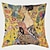 cheap People Style-Decorative Toss Pillows Cover 1PC Soft Square Cushion Case Pillowcase for Bedroom Livingroom Sofa Couch Chair Klimt