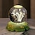 お買い得  3Dナイトライト-花 水晶玉 ナイトライト クリスマス ギフト バラ カーネーション チューリップ ヒヤシンス ランプ 子供部屋 飾り 家の装飾
