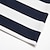 billige 3d polo-herrestrikk polo golf polo fritidssport poloskjorte turndown kortermet mote basic stripe vanlig knapp sommer normal passform svart blå