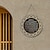 ieftine sculpturi de perete-Decor de perete islamic Ayat Kursi Coran - Semn rotund din lemn de caligrafie arabă Ayat Kursi pentru dormitor și intrare