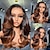 cheap Human Hair Lace Front Wigs-Human Hair 13x4 Lace Front Wig Free Part Brazilian Hair Wavy Multi-color Wig 130% 150% Density Ombre Hair 100% Virgin Glueless Pre-Plucked For Women Long Human Hair Lace Wig
