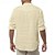 abordables Tenue d&amp;#39;affaires décontractée-Homme Chemise Chemise à col chinois Chemise à col mao Chemise à enfiler Chemise décontractée Chemise en coton Plein Vacances Hawaïen Noir Blanche manche longue Col Mao Printemps &amp; Automne Vêtement