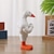 cheap Statues-Muscle Duck Figurine, Desktop Ornament, Creative Home Decor, Magnetic Sculpture, Entrance Storage, Simulated Duck Resin Craft