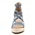 abordables Sandales femme-Sandales à talons compensés pour femmes, sandales à lanières, pour l&#039;extérieur, bout ouvert, vacances, été, plage, détail tissé, sandales bleues