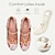 cheap Women&#039;s Heels-Women&#039;s Heels Pumps Ladies Shoes Valentines Gifts Mary Jane Handmade Shoes Party Outdoor Valentine&#039;s Day Floral Kitten Heel Round Toe Elegant Vintage Leather Buckle Pink