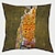 billiga Människor Stil-dekorativt kuddfodral 1 st mjukt fyrkantigt kuddfodral örngott för sovrum vardagsrum soffa soffstol klimt