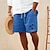cheap Casual Shorts-Men&#039;s Summer Shorts Beach Shorts Casual Shorts Pocket Drawstring Elastic Waist Coconut Tree Comfort Breathable Short Holiday Vacation Beach Hawaiian Boho Black White
