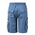 cheap Classic-Men&#039;s Cargo Shorts Sweat Shorts Drawstring Elastic Waist Plain Breathable Soft Casual Weekend Fashion Streetwear Loose Fit Denim Blue Black Micro-elastic