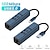 billige Periferiutstyr til datamaskiner-usb expander 4-i-1 3.0hub splitter type-c 100 megabit nettverkskort notebook en dra fire expander