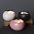 preiswerte Statuen-Eierförmige Kerzenglas-Keramikformen, Eier-Aufbewahrungsbox-Form, Eierkerzenbecher-Gipskeramikform, DIY-Schmuckaufbewahrungsbox-Dekor-Ornamentform