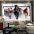 cheap Animal Wallpaper-Cool Wallpapers Wall Mural Horses Wallpaper Wall Sticker Covering Print Adhesive Required 3D Effect Canvas Home Décor