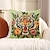 olcso állati stílus-tigris rózsák dekoratív dobás párnahuzat 2db puha négyzet alakú párnahuzat párnahuzat hálószobába nappali kanapé kanapé fotel