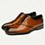 abordables Chaussures de Costume Classiques-Homme Chaussures habillées Cuir Cuir de vachette pleine fleur italien Confortable Antidérapantes Lacet Noir Marron Café