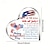 cheap Independence Day Decoration-1pc 4th Of July Independence Day Balloon Celebration Acrylic Heart Ornament - Holiday Party Decorations Craft Ornaments Gifts Home Decor Party Supplies