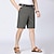 baratos shorts de trabalho-Homens Shorts sociais Shorts de trabalho Bermudas de Golfe Côr Sólida Resistente a rugas Comprimento do joelho Calção Exército verde Preto Cintura Alta Sem Elasticidade