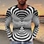 baratos T-shirts Homem com Estampado 3D-Homens Camiseta Geométrica Riscas Espirais Gola Redonda Roupa Impressão 3D Festa Rua Manga Longa Moda Exagerado Designer