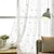 cheap Sheer Curtains-One Panel Korean Pastoral Style Linen And Cotton Embroidered Gauze Curtain Living Room Bedroom Dining Room Study Semi Transparent Gauze Curtain