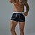 cheap Men's Swim Shorts-Men's Board Shorts Swim Shorts Swim Trunks Patchwork Drawstring Elastic Waist Color Block Comfort Quick Dry Short Holiday Beach Weekend Fashion Casual Lake blue Black Micro-elastic