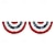 Недорогие Товары для вечеринок-Патриотический плиссированный веерный флаг США - 2 шт., американский флаг, овсянка, баннер, патриотическая овсянка, флаг со звездами и полосами, флаг, овсянка на День памяти 4 июля и День труда