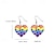 cheap Pride Parade Dec-LGBT Love Wins Rainbow Pride Moon Butterfly Sunflower Dinosaur Love Lizard Earrings