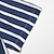 billiga linneskjortor för män-Herr Skjorta Knapp upp skjorta Casual skjorta Sommarskjorta Blå Ljusblå Kortärmad Rand Kavajslag Dagliga kläder Semester Kläder Mode Hawaiisk Ledigt Strandstil