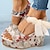 cheap Women&#039;s Sandals-Women&#039;s Wedge Sandals Floral Printed Sandals Peep Toe Bow Slingback Platform Shoes Versatile Dress Sandals Red Blue Sandals