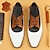 cheap Men&#039;s Sandals-Men&#039;s Sandals Leather Shoes Fishermen sandals Leather Italian Full-Grain Cowhide Breathable Comfortable Slip Resistant Lace-up Black and White Brown