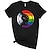 billige Cosplay-anime t-shirts og hættetrøjer til hverdagsbrug-LGBT LGBTQ T-shirt Pride skjorter Regnbue Pride Fist Flag Lesbisk homoseksuel Til Unisex Voksne Halloween Karneval Maskerade Varmstempling Pride Parade Pride måned