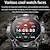 abordables Montres connectées-696 KC80 Montre intelligente 1.43 pouce Smartwatch Montre Connectée Bluetooth ECG + PPG Podomètre Rappel d&#039;Appel Compatible avec Android iOS Femme Hommes Mode Mains-Libres Rappel de Message IP 67