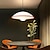 Недорогие Подвесные огни-светодиодный подвесной светильник 45 см, 1 лампочка, кольцевой дизайн, теплый белый цвет, акриловая окраска, роскошный современный стиль, подвесные светильники для столовой, спальни, 110-240 В