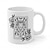 abordables Tazas-Taza de café del Zodíaco, novedad, taza de café de estilo de pareja, Taza de cerámica de 11 oz, regalo de fiesta familiar, 1 ud.