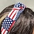 preiswerte Haarstyling-Zubehör-Geknotetes Stirnband mit amerikanischer Flagge – festliches Haar-Accessoire zum Unabhängigkeitstag für Frauen – stylischer patriotischer Stil