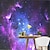 cheap Nature&amp;Landscape Wallpaper-Cool Wallpapers Wall Mural Galaxy Universe Wallpaper Wall Sticker Covering Print Adhesive Required 3D Effect Canvas Home Décor