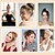お買い得  シニョン-ドローストリング付きのインスタントアップヘア用おだんごエクステンション - フェイクヘアピースとおだんごクリップで完璧なバレエおだんご、プリンセスレイアのおだんご