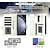 billige Samsung-etui-telefon Etui Til Samsung Galaxy Z Fold 5 Z Fold 4 Z Fold 3 Bakdeksel med stativ med pennesporholder Kortspor Kontor / Bedrift PC PU lær