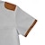 billige Casual T-shirts til mænd-Herre T-shirt T-Shirts Kortærmet skjorte Tee Top Farveblok V-hals Gade Ferierejse Kortærmet Blondér Patchwork Tøj Mode Designer Basale