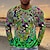 abordables T-shirt 3D homme-Homme T shirt Tee Géométrique Vêtement Tenue 3D effet Soirée Plein Air manche longue Mode Exagéré Design