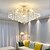cheap Chandeliers-LED Chandelier 42/50/60/80/100cm 6/10/12/14/16 Head Bulb Not Included Electroplated Finish Crystal Metal Modern Contemporary Style Bedroom Dining Room MIni Pendant 110-240V