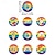abordables Desfile del Orgullo dic-Festival del arco iris, mes del orgullo, camaradas, 180 Uds., pegatinas de sellado de letras de regalo, accesorios decorativos, suministros para fiestas