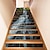 cheap Wall Stickers-Diy Peel And Stick with 13pcs Pattern Diy Staircase Sticker Vinyl Strip Sticker Self-Adhesive Paper Waterproof And Oil-Proof Removable Wall Sticker 39.37 Inches*7.08 Inches