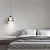 billige Øylys-led pendel lys kjøkkenøy pendel 1-lys 8 cm enkelt design aluminium malt finish moderne nordisk stil soverom spisestue 110-240v