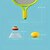 cheap Stress Relievers-Badminton and Tennis Racket Set - Interactive Game and Educational Toy - Perfect Birthday Gift - Red or Yellow Ball Included