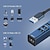 billige Periferiutstyr til datamaskiner-usb expander 4-i-1 3.0hub splitter type-c 100 megabit nettverkskort notebook en dra fire expander