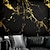 זול טפט מופשט ושיש-טפטים מגניבים ציור קיר זהב שחור שיש טפט מדבקת קיר כיסוי הדפסת דבק דרוש אפקט קנבס עיצוב הבית