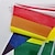 olcso Pride Dekorációk-10db 7,87*11,81 hüvelykes szivárvány húzó zászló ünneplés meleg húr zászló lgbt függő zászló háromszög zászló húr pe pull zászló rendezvény party dekoráció