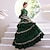 abordables Rococó-Gótico Barroco Inspirado en la vendimia Vestidos Ropa de Fiesta Vestido de fiesta de graduación Princesa Shakespeare Flor Vestido de Gala Disfraz Mujer Víspera de Todos los Santos Carnaval día de San