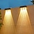 رخيصةأون Outdoor Wall Lights-مصباح حائط يعمل بالطاقة الشمسية في الهواء الطلق 3led إضاءة فائقة السطوع مقاومة للماء مصباح حديقة فناء جدار غسيل ضوء المنزل فيلا الشرفة الديكور جو مصباح الليل الشمسي 1/2/4 قطعة