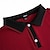 voordelige klassieke polo-Voor heren POLO Shirt Golfshirt Casual Sport Geribbelde polokraag Korte mouw Modieus Basic Kleurenblok Koe Lapwerk Geborduurd Zomer Normale pasvorm Geel Rood blauw Groen POLO Shirt