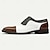 abordables Zapatos de Vestir Clásicos-Hombre Zapatos de vestir Cuero Piel de vaca italiana de plena flor Cómodo Antideslizante Cordones Marrón